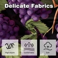 thumbnail image 3 of Grape Decorative Pillows Covers Set of 2 - Unique Patterns, 16x16, 18x18, 20x20 Inches - Throw Pillow Covers for Home Decor, Bedroom, Living Room for Various Occasions, 3 of 6