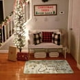 thumbnail image 6 of Merry Christmas Door Mat Outdoor for Front Door,Xmas Tree Pine Ornament Snowflake Holiday Welcome Doormat,Winter Floor Rugs for Indoor Porch Entrance Farmhouse Decor 30" x 17", 6 of 6