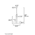 thumbnail image 2 of 16162CRBK Maxim Lighting Ovation - 18W 9 LED Chandelier-26.5 Inches Tall and 23.5 Inches Wide-Black Finish, 2 of 5