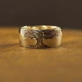 thumbnail image 2 of Vintage Engraving Tree Of Life Simple Ring, 2 of 4