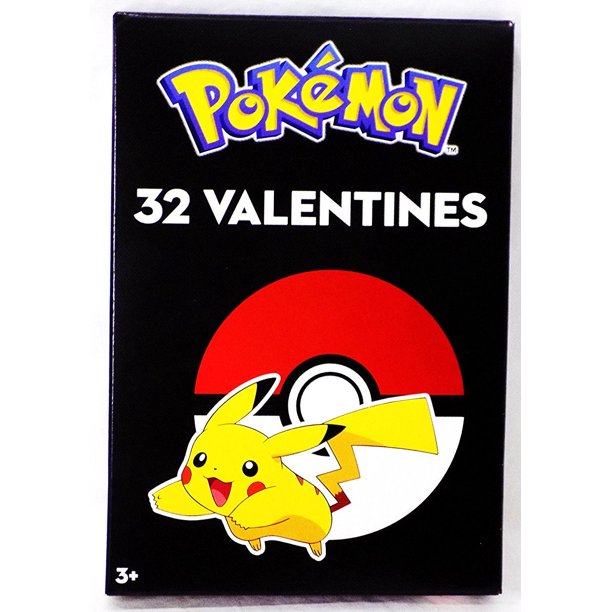 Pokemon 32 Valentine Cards Walmart Com Walmart Com