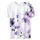 thumbnail image 3 of Fiudx Liquidación de Ofertas Flash Camiseta Holgada Estampada con Cuello Redondo y Manga Corta para Mujer, 3 of 4