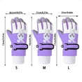 thumbnail image 2 of Likimi Toddler Kids Boys Girls Gloves Print Thick Thermal Relaxed Gloves Fall Winter Ski Gloves Size 6-8 Years Purple, 2 of 3