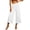 White, variant on Lenpel Wide Leg Capri Pants for Women High Waist Baggy Cropped Trousers Comfy Flowy Casual Workout Yoga Capris