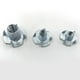 thumbnail image 3 of 50 piezas de tuercas en T de cuatro garras de acero al carbono con revestimiento de zinc plateado con inserto roscado M3, 3 of 9