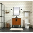 thumbnail image 6 of Elegant Decor Eugene 30" MDF Single Bathroom Vanity with Backsplash in Teak, 6 of 8