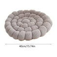 thumbnail image 3 of Chair Cushion,Thickened Soft Lamb Fleece Cushion for Office Seat Cushion Window Seat,Home Decor(Gray), 3 of 6
