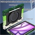 thumbnail image 4 of Iokmax for iPad Air 13 Inch Case M2 2024 with HD Screen Protector & Shoulder Strap & Pen Holder [ 15FT Drop Protection] Heavy Duty Military Case for iPad Air 13 M2 - Rotating Stand for Kids, 4 of 6