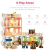 Best Choice Products Deluxe Cottage Dollhouse Mansion Pretend Toy Playset