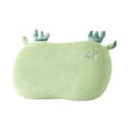 thumbnail image 3 of Almohada para el cuello con espuma viscoelástica, respaldo ergonómico para dormir cómodamente, lado lindo Verde, 3 of 9