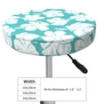 thumbnail image 2 of Goofa Vintage Floral Printed Stool Covers Round, Waterproof Round Bar Stool Covers Anti-Slip Round Bar Stool Seat Cover with Elastic Bands Durable -12 inch, 2 of 7