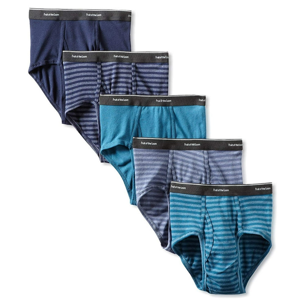 Fruit of the Loom Fruit of the Loom Men's Stripe Solid Brief Colors