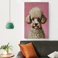 thumbnail image 4 of Cute Animal Furry Dog Wall Art Wall Art Poster Scroll Canvas Painting Picture Living Room Decor Home 12x18inch(30x45cm), 4 of 6