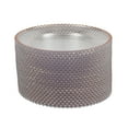 thumbnail image 5 of 25 Set Plates Round Polystyrene Dinner Plates Charger Serving Tray Clear Charger (Rose Gold), 5 of 12