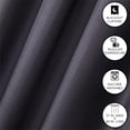 thumbnail image 5 of Dearfoams Energy Efficent Total Blackout Curtain Panel Set, 37 x 84" Navy, 5 of 6
