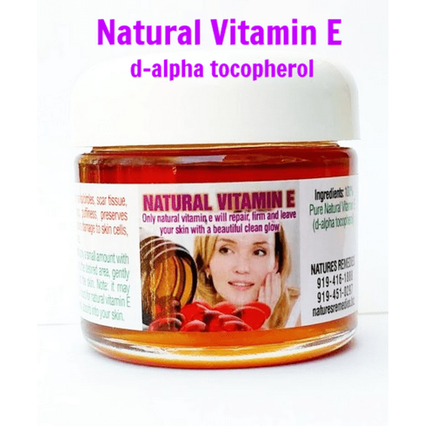 Natural Vitamin E(dalpha tocopherol) Produced with FDA Registered Ingredients used for Scars