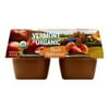Vermont Village Organic Applesauce Unsweetened With Peaches - 4 CT