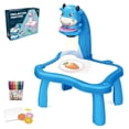 thumbnail image 1 of Caballete De Arte Para Niños, Mesa De Actividades Para Niños Pequeños, Caballete Para Niños Para Dibujo Magnético, Juguetes De Aprendizaje Plegables, Dibujo Educativo De Juguetes Con Proyector Led Par Muyoka Hogar, 1 of 7