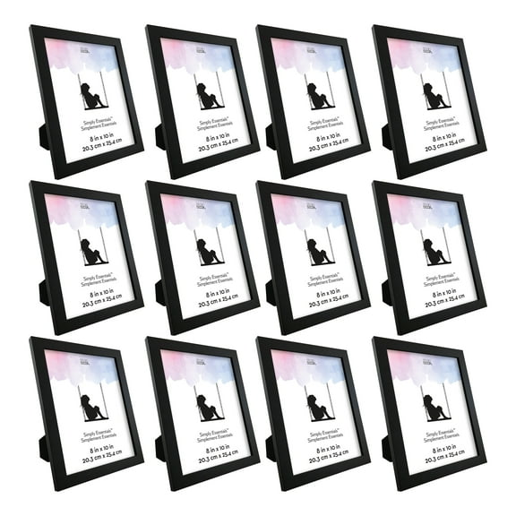 Studio Decor Black Linear Frame, Simply Essentials, 12 Pack
