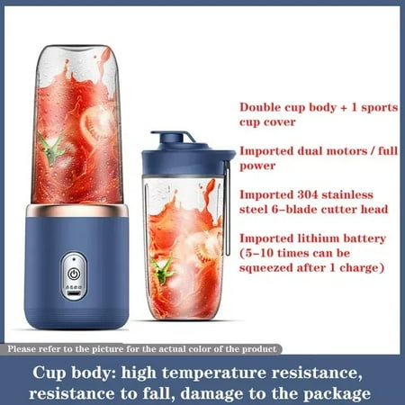 

Juicer Cup Extractor Smoothie USB Charging Fruit Squeezer Blender Food Mixer Ice Crusher Portable Juicer Machine
