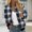 (Fashion 33)Gray, variant on WXLWZYWL Women's Spring Fall Zip Up Jacket Fashion Random Print Casual Lightweight Coat without Hood