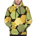 thumbnail image 5 of Bingfone Bee Honey Men'S Drawstring Hoodie Long Sleeve Pocket Sweatshirts-Medium, 5 of 9