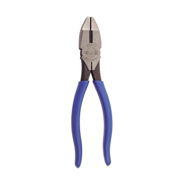 Pinzas De Electricista Tulmex 7" Acero Mangos Plástico