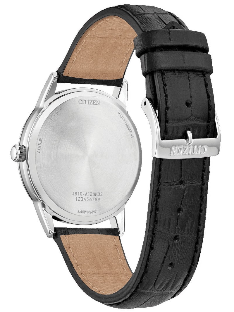 Citizen, Men's Eco-Drive Classic Watch, Silver-Tone Stainless Steel, 3-Hand Date