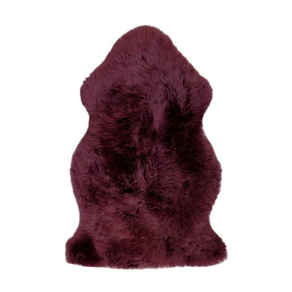 Logan Berry New Zealand Natural Shearling Sheepskin Rug