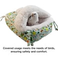 thumbnail image 4 of 2 in 1 Bird Nest House with Removable Top Lid, Winter Warm Bird Bed Hanging Hammock Snuggle Hut for Cockatiel, Lovebird, Conure, Quaker, 4 of 9