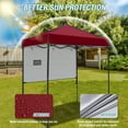 thumbnail image 5 of EAGLE PEAK 6 x 4 Pop-up Canopy, Adjustable Height,Straight Lightweight Compact Portable Tent, Burgundy, 5 of 9