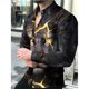 thumbnail image 1 of Camisa de manga larga con estampado de cielo estrellado para hombre Diseño de moda Camisas de manga larga de lujo para hombre Camisas con solapa con botones para las cuatro estaciones, 1 of 6