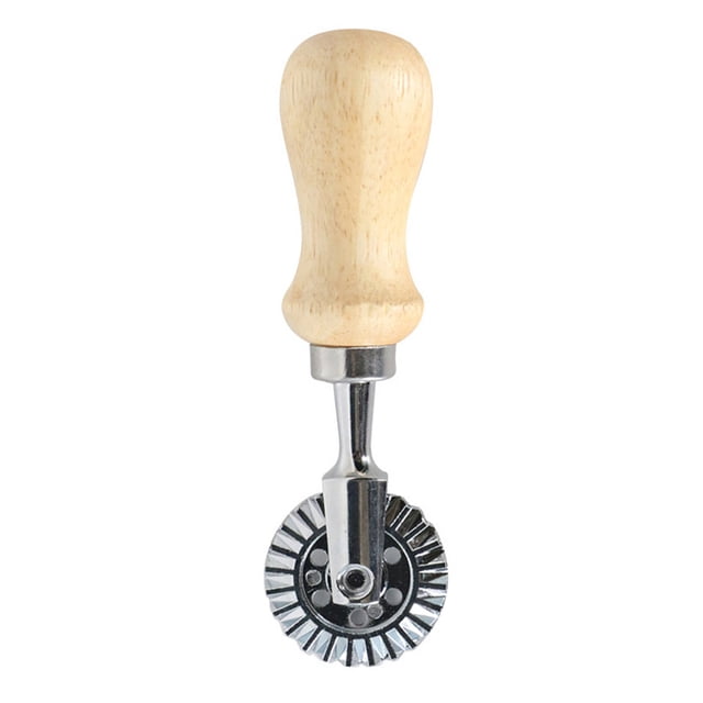 MOQIN Pastry Wheel Cutter - Dough Ravioli Crimper Pizza Cutter Wheel - Ravioli Crimper Cutter Wheel for Home and Kitchen Use, for Baking Ravioli Press Dough Cutter Wheel Pastry Roller Cutter