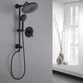 thumbnail image 3 of Multi Function Handheld Shower Head, Complete Shower System with Rough-in Valve, 3 of 5