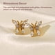 thumbnail image 3 of Sonducket Pendientes con diseño de animales a la moda, 2 uds., pendientes encantadores de Zirconia cúbica, joyería elegante con orejas doradas, regalo Ropa, zapatos y accesorios Miscelánea Sonducket AP017872-00, 3 of 6