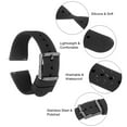 thumbnail image 6 of Uxcell Silicone Watch Band 20mm Quick Release Rubber Replacement Watch Strap with Stainless Steel Black Clasp, Black, 6 of 7