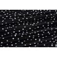 thumbnail image 5 of Falda plisada de lunares de cintura alta para mujer Midi Maxi Swing Falda negra grande kaili Sencillez, 5 of 5