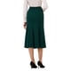 thumbnail image 3 of Falda de sirena midi para mujer Inspire Chic, con cintura alta elástica, faldas de cola de pez, talla XL, verde azul, 3 of 5