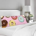 thumbnail image 2 of ABPHOTO Colorful Donut Cartoon Body Pillow Covers Case Protector 20x60 inch, 2 of 2