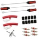thumbnail image 4 of Palancas de cuchara para neumáticos,Palancas de cuchara para neumáticos de 14,5 pulgadas Herramientas para cambiar neumáticos,Juego de cucharas para neumáticos,herramienta para válvulas,6, 4 of 8