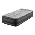 thumbnail image 1 of Inflatable Bed, Waterproof PVC Comfortable Foldable Portable Air Mattress Skin Friendly Flocking Plush US Plug 110V  for Guests for Camping, 1 of 7