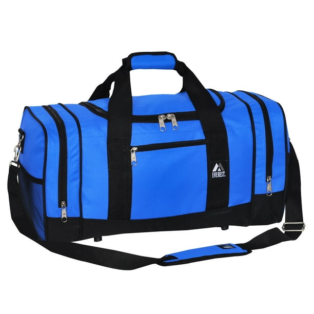 Everest Unisex Sporty Gear Duffel Bag Royal Blue - Walmart.com