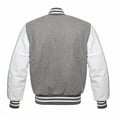 thumbnail image 6 of Men's Fashion Varsities Jackets Causal Fit Cotton Letterman Baseball Bombers Jackets, 6 of 9