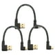 thumbnail image 1 of BRIGHTFUFU 3pcs Ángulo recto Cable Micro USB Cable de carga Micro USB para transferencia de datos, 1 of 1