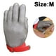 thumbnail image 1 of Guantes de corte Apuakthei: ambidiestros, de grado alimenticio, de malla metálica de alambre de acero inoxidable, guantes de trabajo de seguridad de nivel 5 para carnicero para cortar carne, 1 of 8
