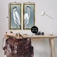 thumbnail image 4 of Stupell Industries Nautical Egret Portraits Animals & Insects Painting Gold Floater Framed Canvas Art Print Wall Art, 14 x 31, Set of 2, 4 of 10