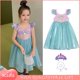 thumbnail image 2 of Chaleco De Sirena De Manga Corta Vestido De Princesa Para Niños Disfraces De Halloween Fiesta Desgaste Bebé Terno Niñas, 2 of 4