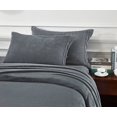 thumbnail image 6 of Warm and Cozy Super Plush Flannel Fleece Sheet Set, Steel Grey, Full, 6 of 8