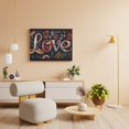 thumbnail image 6 of 12x16 inch Painting Canvas 'Love' Slogan Red Flower,Home Yard Garden Decor Accessory,Classic 'Love' Slogan Red Flower Retro Art Decorative Painting,Gift For Lovers,Hotels,Balcony Decoration, 6 of 6