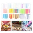 thumbnail image 3 of 30 Rolls Candy Wrappers Colorful Paper Wrapping Sheets Bulk for Homemade Candy, 3 of 6